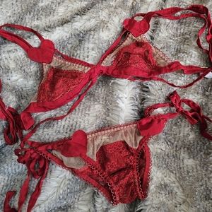 FOR LOVE and LEMONS 🍋 heart set Small TOP XS bottoms adjustable